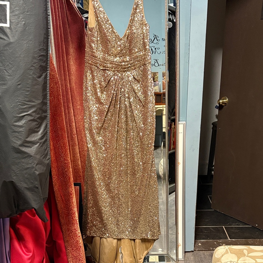 Alfred Angelo Sparkling Gold Gown